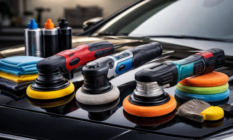 أفضل جهاز تلميع سيارات للاستخدام المنزلي مع أدوات تلميع مناسبة للعناية بطلاء السيارة