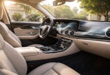 داخل سيارة نظيف ومنعش يعكس استخدام معطر سيارة يدوم طويلًا للاستخدام المنزلي