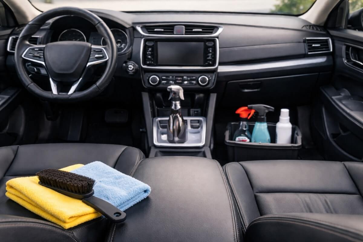 تنظيف داخل السيارة للاستخدام المنزلي