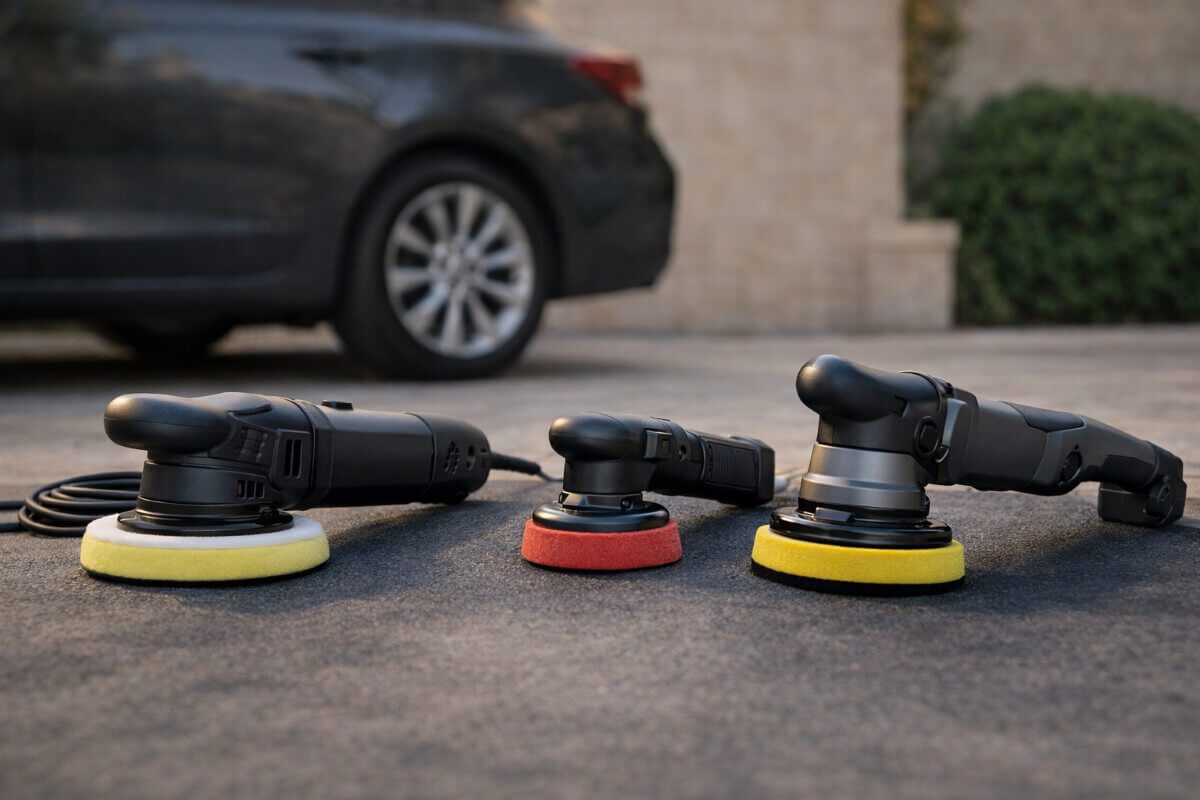 أنواع أجهزة تلميع السيارة المختلفة للاستخدام المنزلي