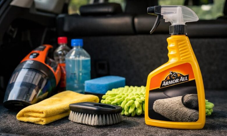 منظف سجاد ومفروشات السيارة للاستخدام المنزلي داخل سيارة