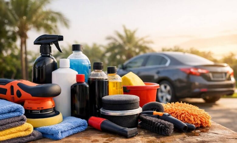 أدوات ومنتجات العناية بالسيارة للاستخدام المنزلي في السعودية