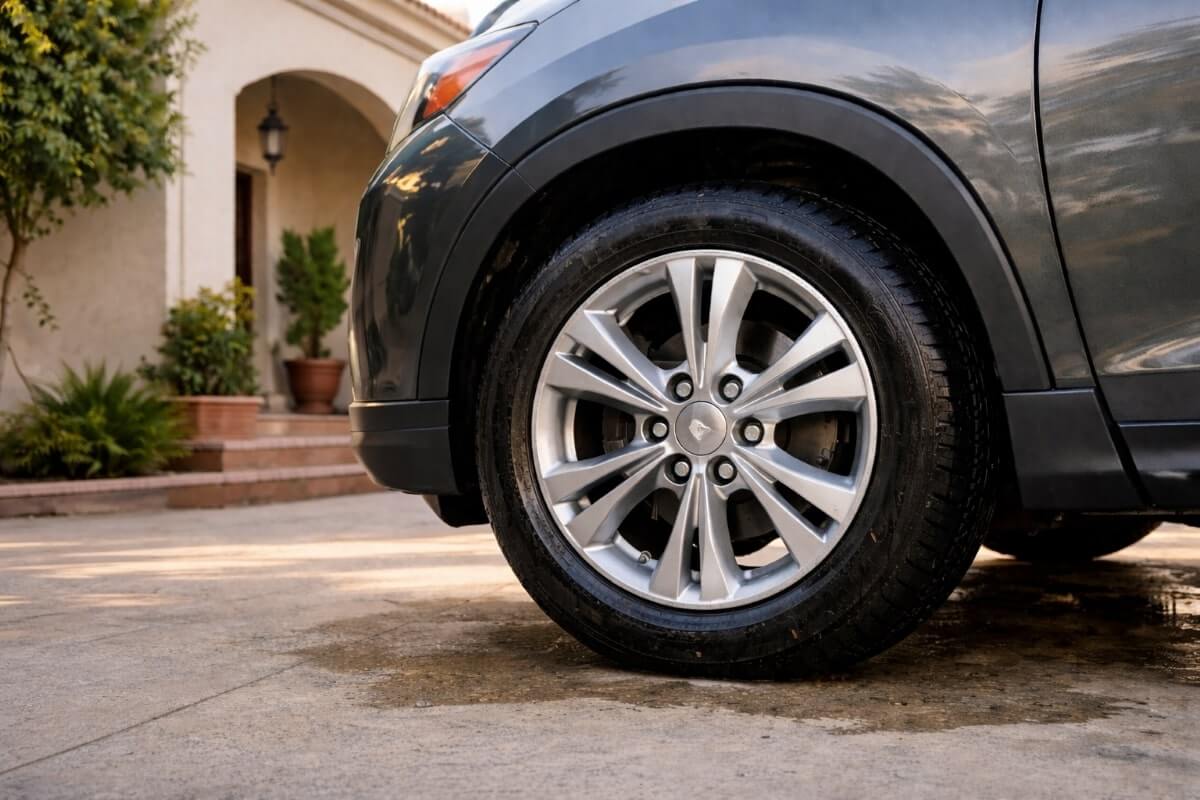 نتيجة تنظيف الجنوط والإطارات بعد الغسيل المنزلي