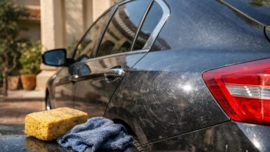 أخطاء شائعة في تنظيف السيارة في البيت تؤدي إلى خدوش دقيقة على الطلاء