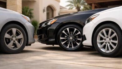 مقارنة بين مستويات تنظيف الجنوط في العناية المنزلية بالسيارة