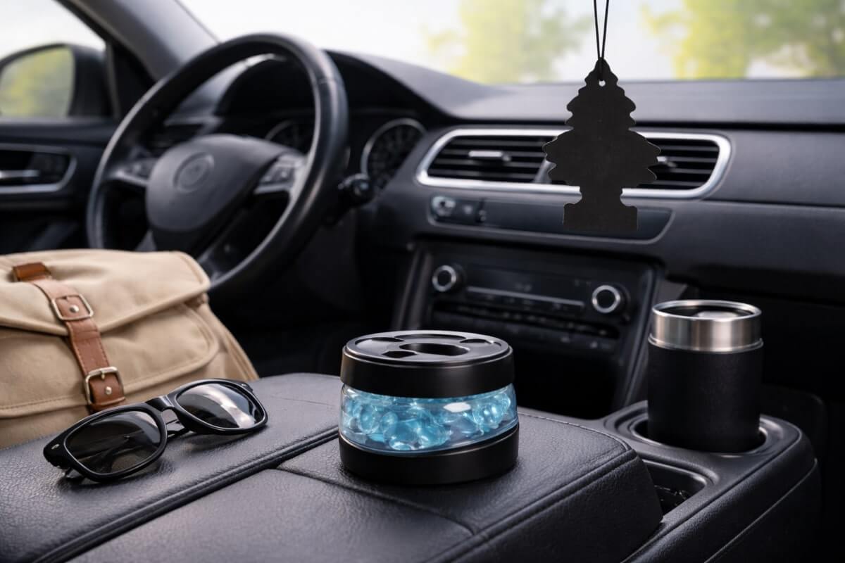 معطر سيارة جل داخل مقصورة نظيفة للاستخدام اليومي