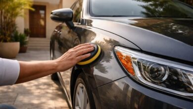 تلميع طلاء سيارة في المنزل باستخدام ملمع سيارات للاستخدام المنزلي