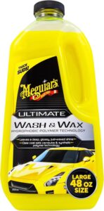 شامبو ميجوارز Ultimate Wash & Wax لغسيل السيارة يدويًا مع لمسة شمع