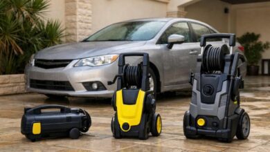مقارنة ماكينات غسيل السيارة للاستخدام المنزلي