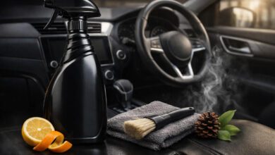 منظف داخلي للسيارة ترتل واكس Inside Job أثناء الاستخدام المنزلي لتنظيف داخل السيارة