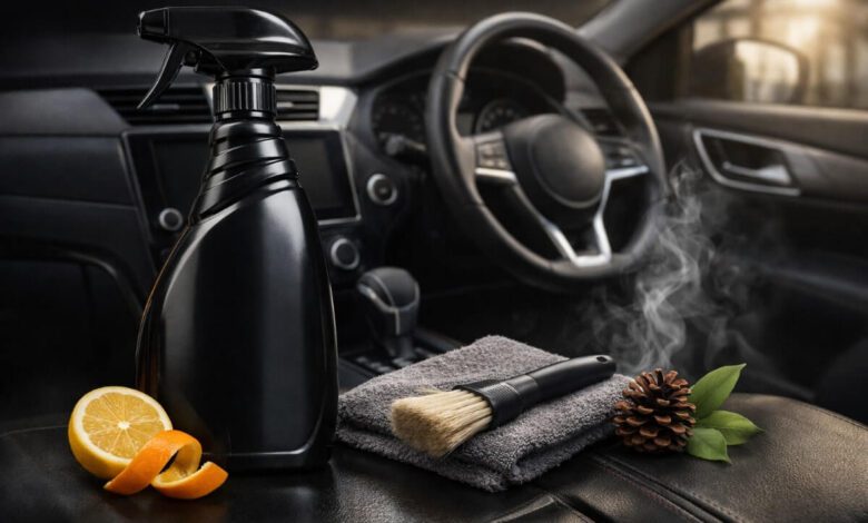منظف داخلي للسيارة ترتل واكس Inside Job أثناء الاستخدام المنزلي لتنظيف داخل السيارة