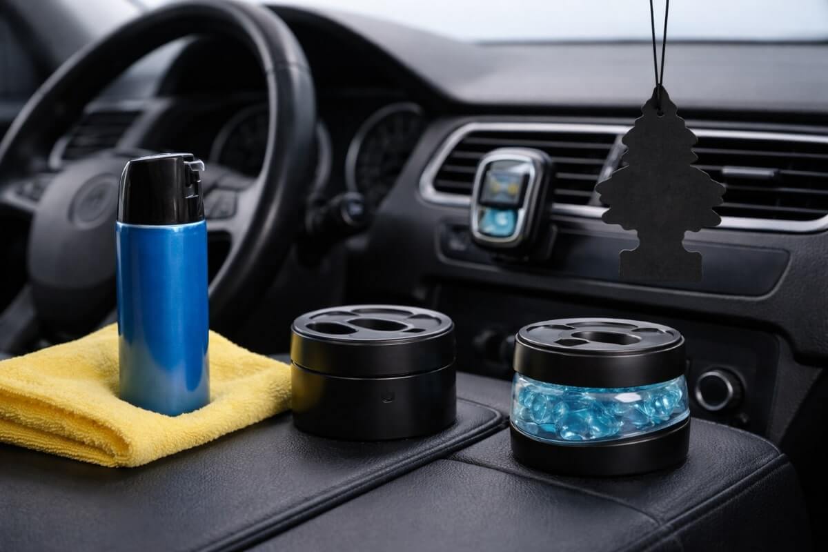 أنواع مختلفة من معطرات السيارة للاستخدام المنزلي داخل المقصورة