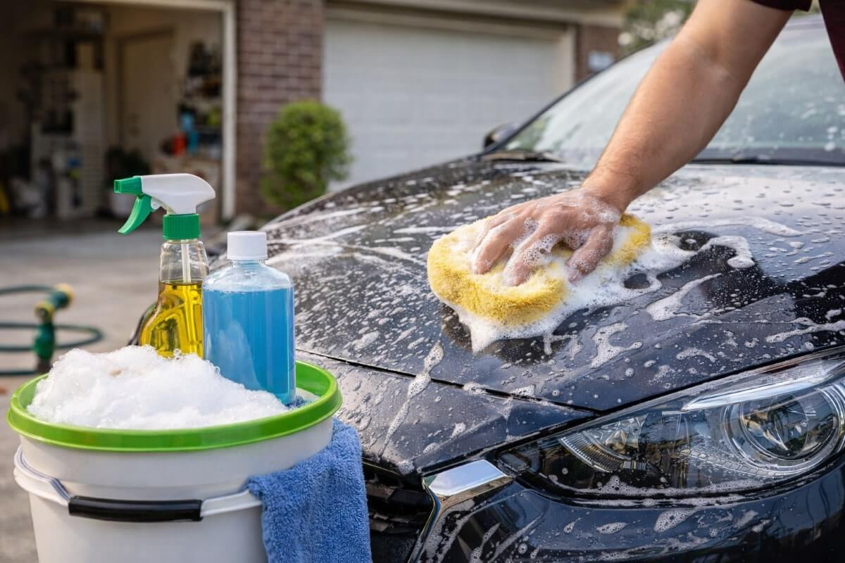 استخدام منتجات العناية بالسيارة في المنزل بطريقة آمنة وصحيحة